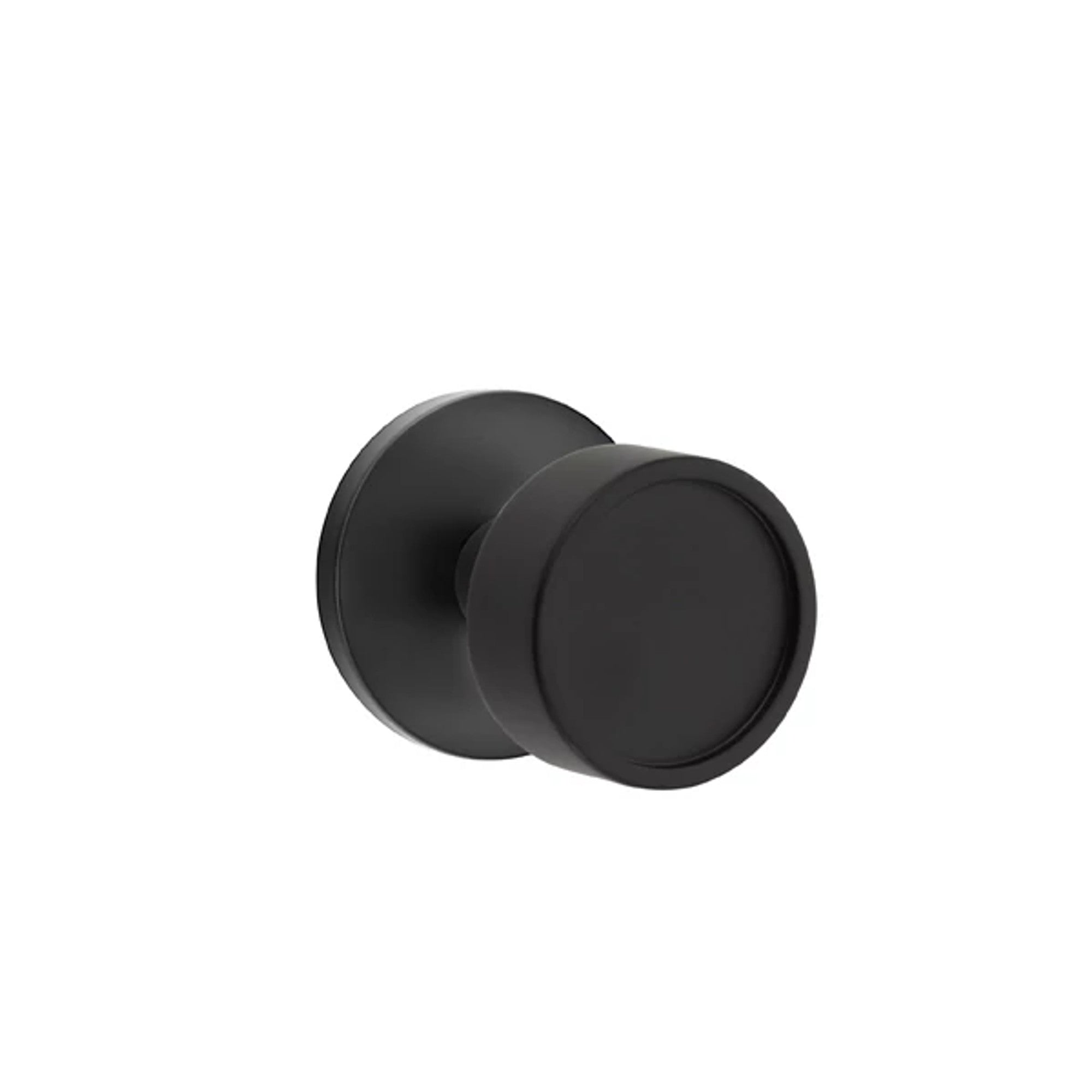 Emtek Verve Knob with Disk Rosette in Flat Black