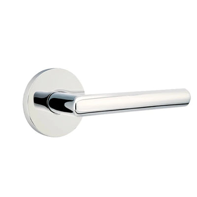 Emtek Stuttgart Lever with Disk Rosette in Polished Chrome
