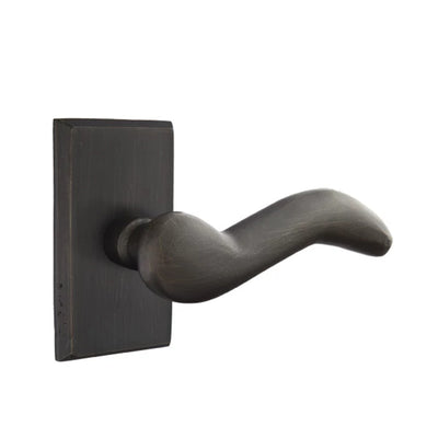 Emtek Cody Lever with #3 Rosette in Medium Bronze