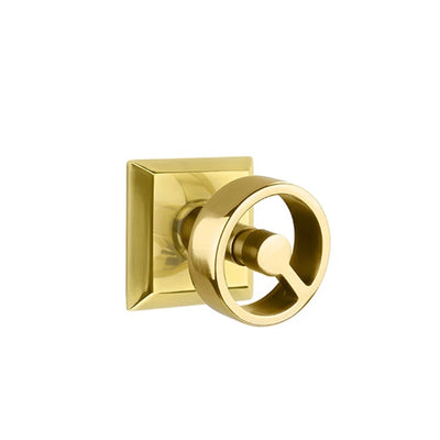 Emtek Spoke Knob with Quincy Rosette in French Antique
