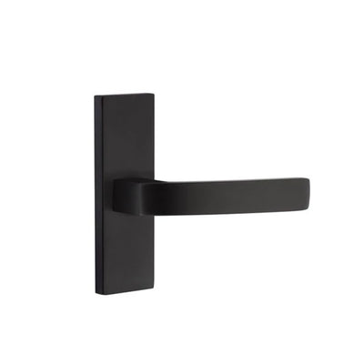 Emtek Breslin Lever with Stretto 1-1/2" x 5" in Flat Black