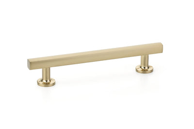 Emtek Freestone 5" C-C Pull in Satin Brass