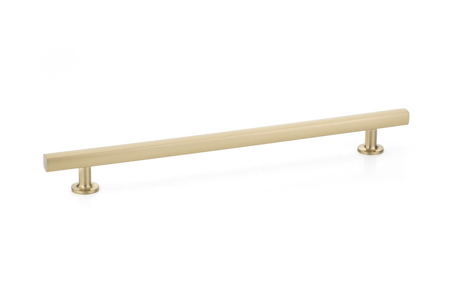 Emtek Freestone 10" C-C Pull in Satin Brass