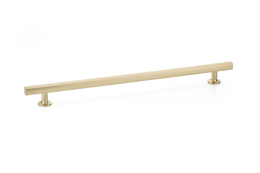 Emtek Freestone 12" C-C Pull in Satin Brass