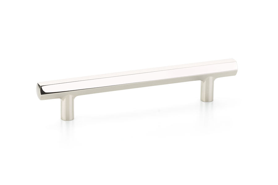 Emtek Mod Hex 5" C-C Pull in Polished Nickel