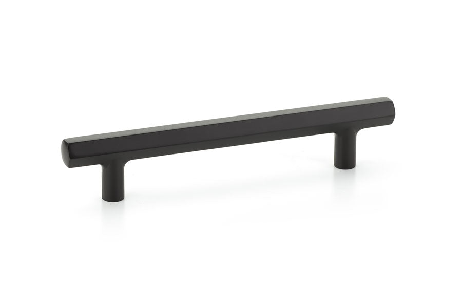 Emtek Mod Hex 5" C-C Pull in Flat Black