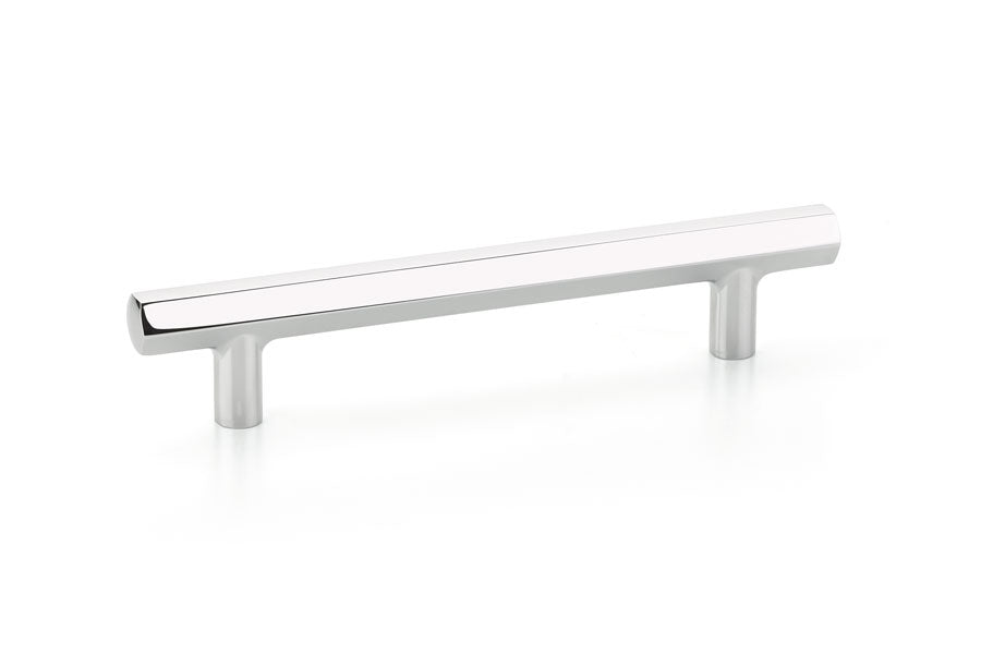Emtek Mod Hex 5" C-C Pull in Polished Chrome