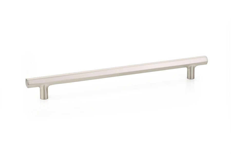 Emtek Mod Hex 10" C-C Pull in Satin Nickel