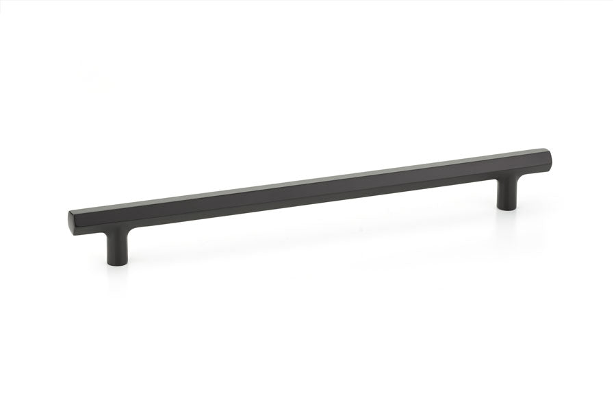 Emtek Mod Hex 10" C-C Pull in Flat Black