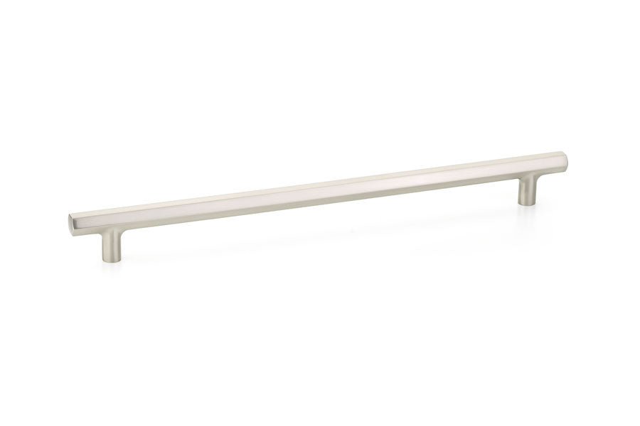 Emtek Mod Hex 12" C-C Pull in Satin Nickel