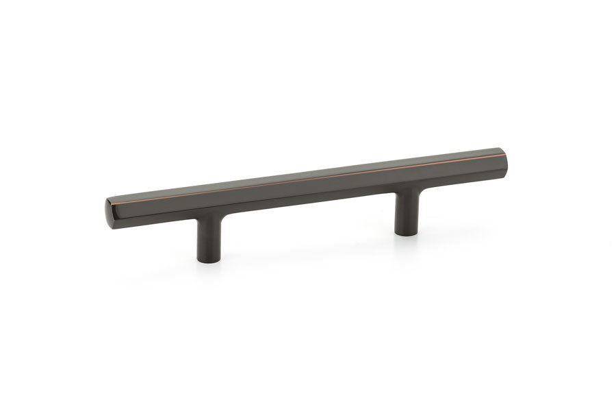 Emtek Mod Hex 3-1/2" C-C Extended Pull in Oil Rubbed Bronze