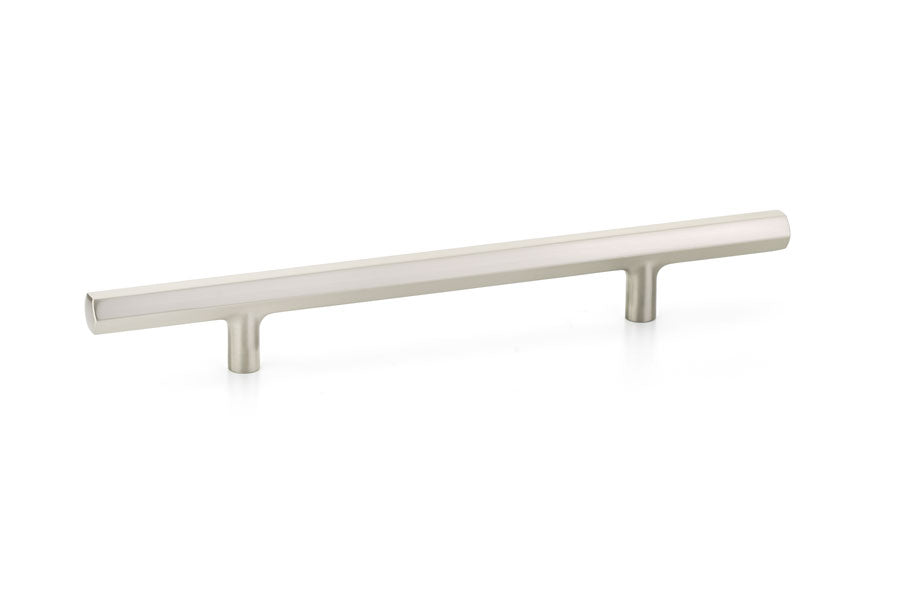 Emtek Mod Hex 6" C-C Extended Pull in Satin Nickel