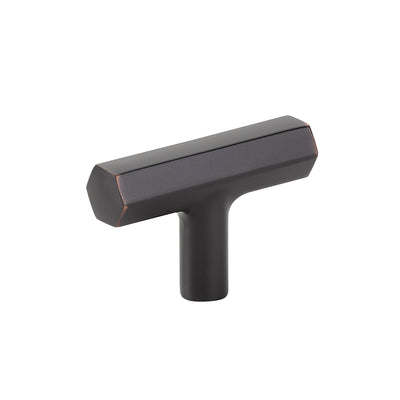 Emtek Mod Hex 2" T-Knob in Oil Rubbed Bronze