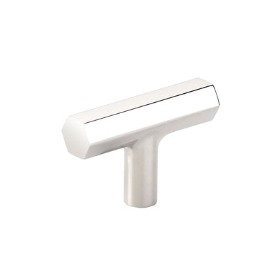 Emtek Mod Hex 2" T-Knob in Polished Nickel