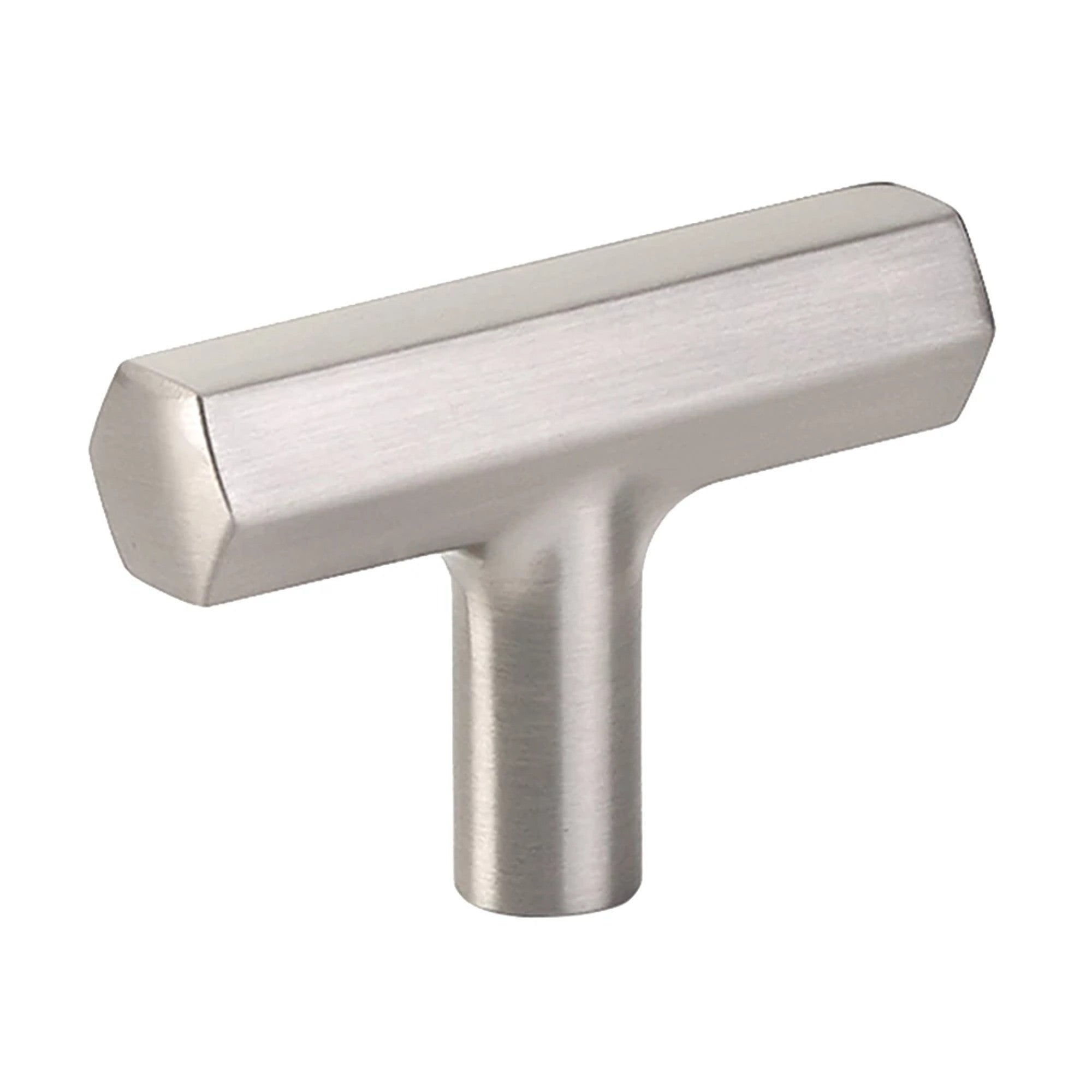 Emtek Mod Hex 2" T-Knob in Satin Nickel