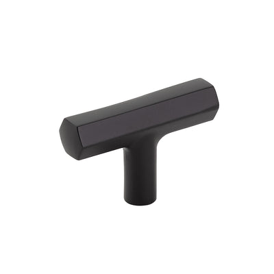 Emtek Mod Hex 2" T-Knob in Flat Black