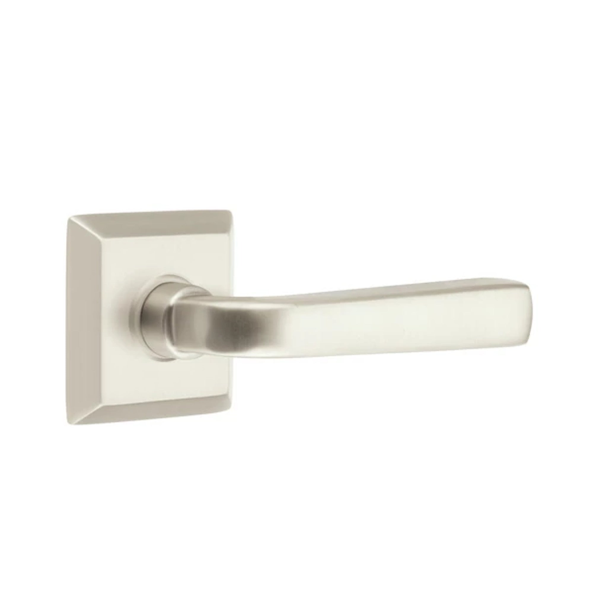 Emtek Sion Lever with Quincy Rosette in Satin Nickel