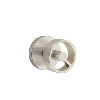 Emtek Spoke Knob with Disk Rosette in Satin Nickel