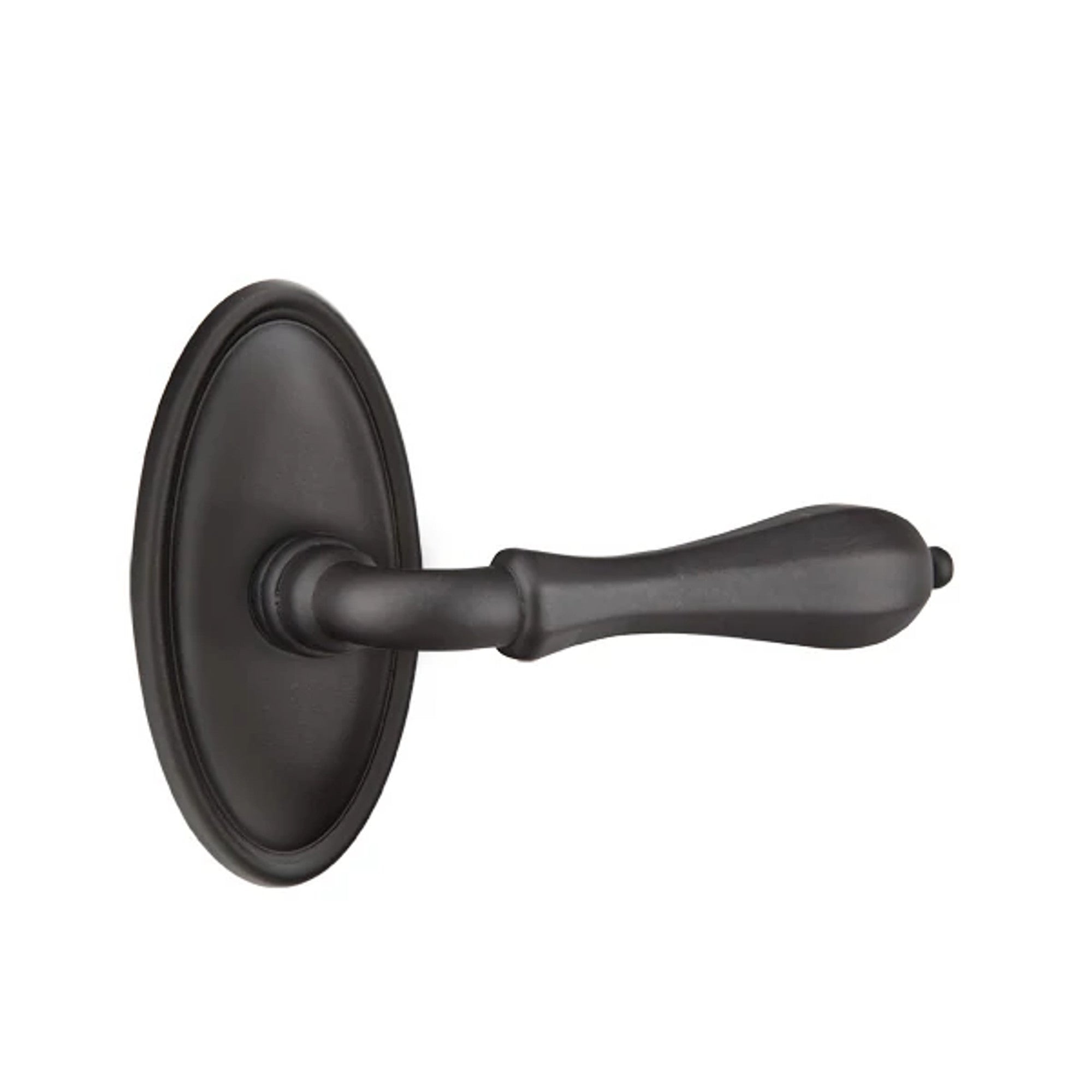 Emtek Octagon Lever with #14 Rosette in Flat Black Bronze