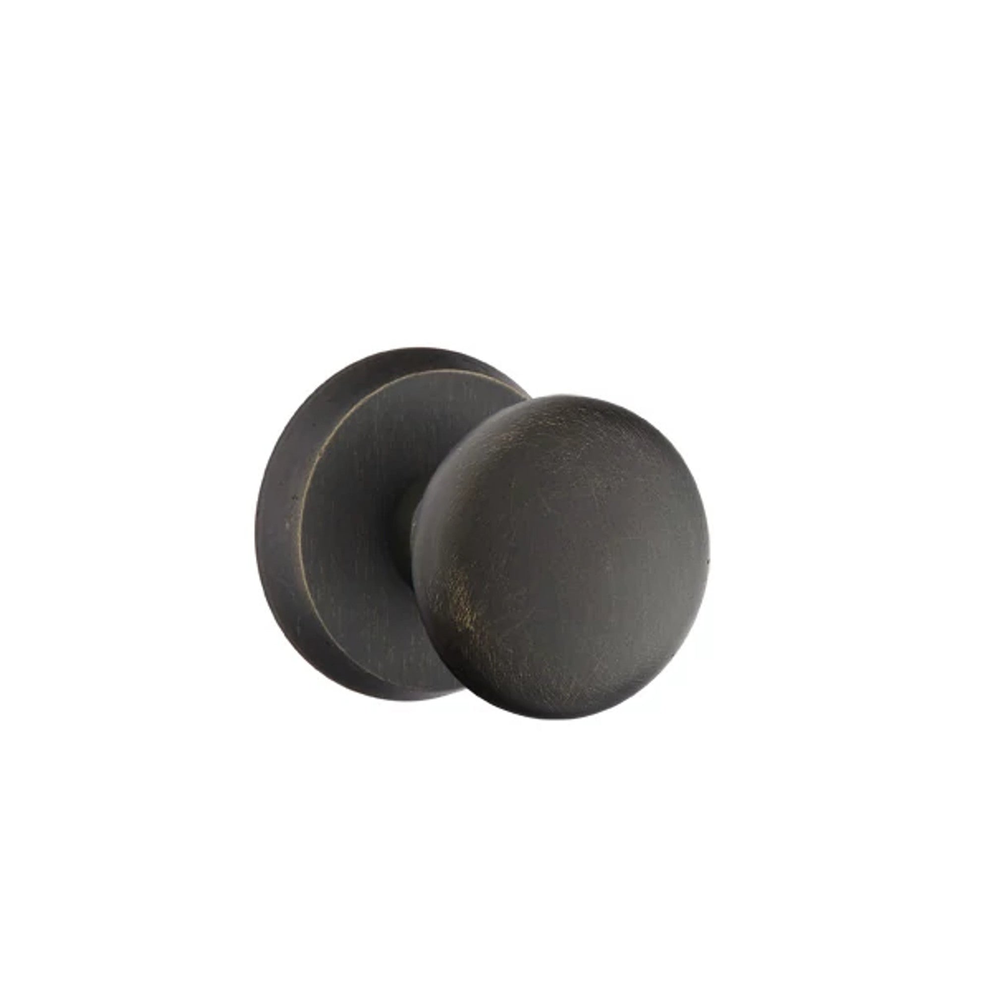 Emtek Winchester Knob with #2 Rosette in Medium Bronze