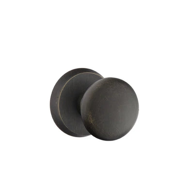 Emtek Winchester Knob with #2 Rosette in Medium Bronze