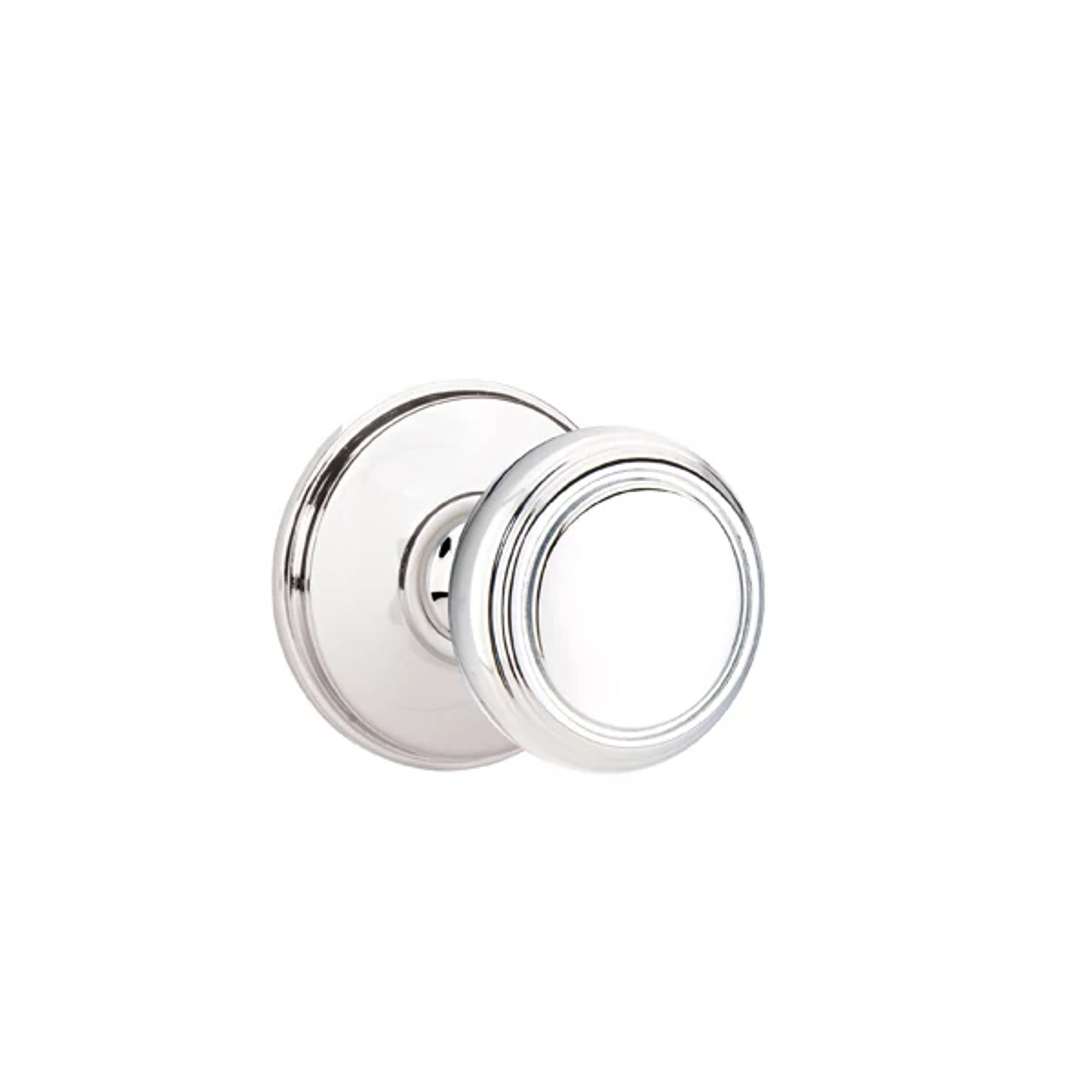 Emtek Norwich Knob with Watford Rosette in Polished Chrome