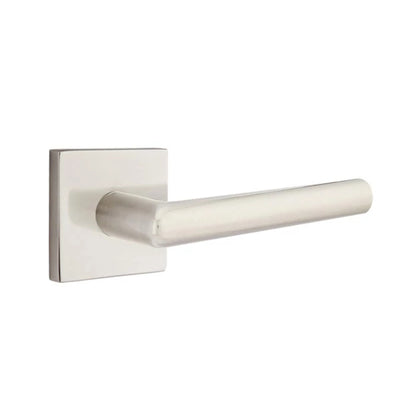 Emtek Stuttgart Lever with Square Rosette in Satin Nickel