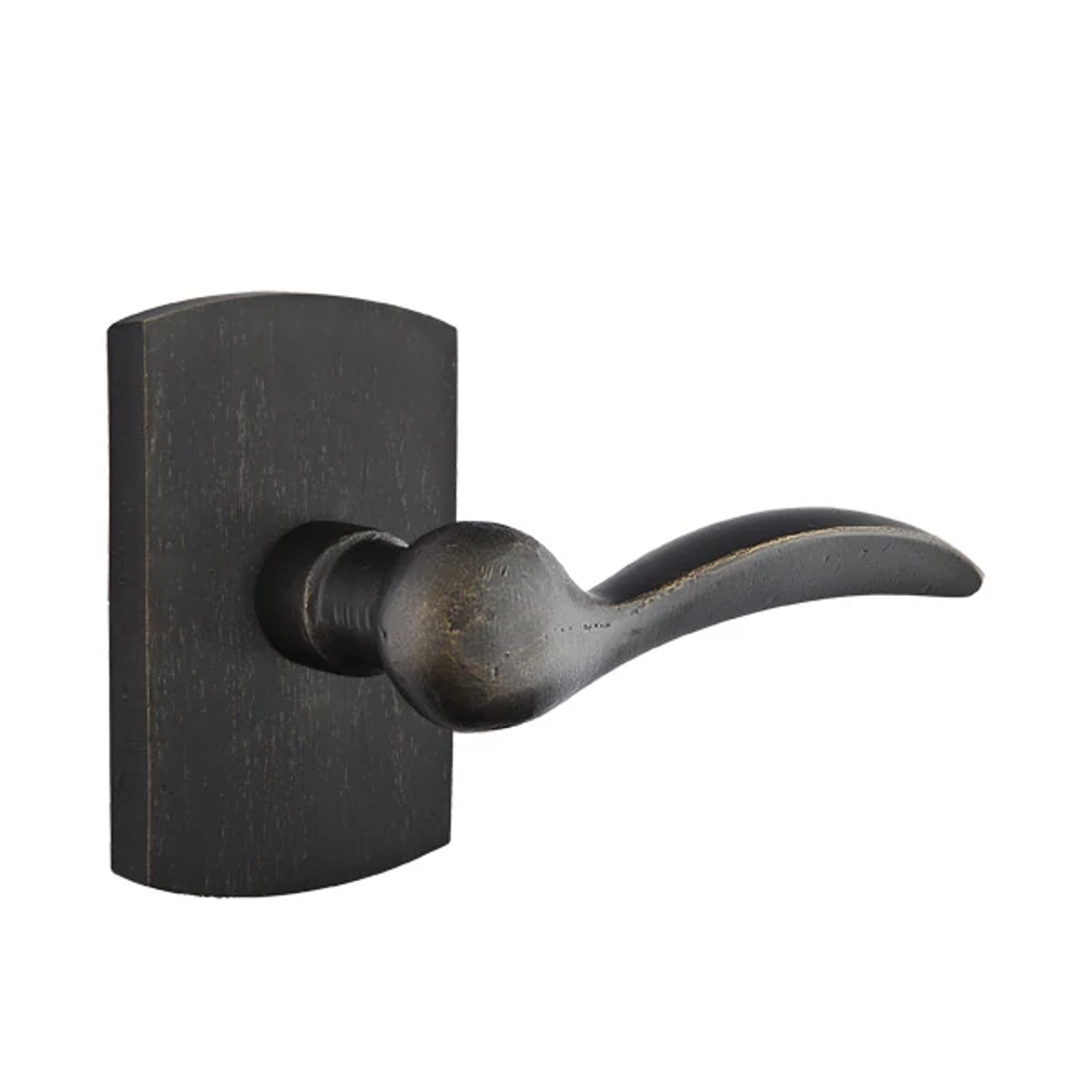 Emtek Durango Lever with #4 Rosette in Medium Bronze