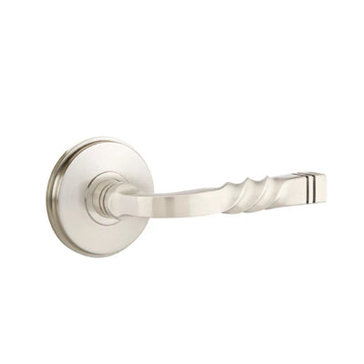 Emtek Santa Fe Lever with Watford Rosette in Satin Nickel