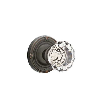 Emtek Astoria Knob with Ribbon & Reed Rosette in Oil Rubbed Bronze