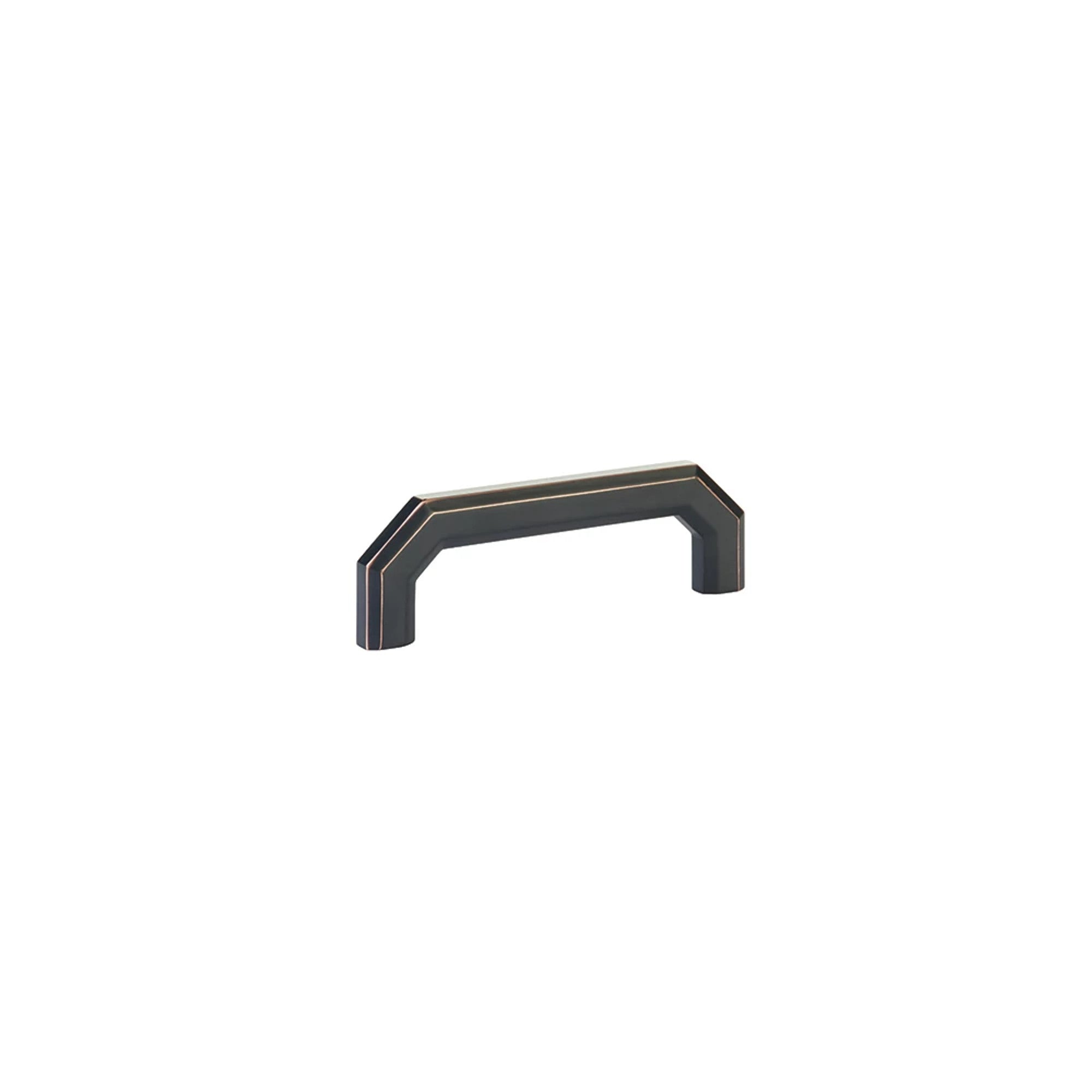 Emtek Riviera 4" C-C Pull in Oil Rubbed Bronze