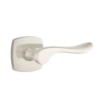 Emtek Luzern Lever with Urban Modern Rosette in Satin Nickel