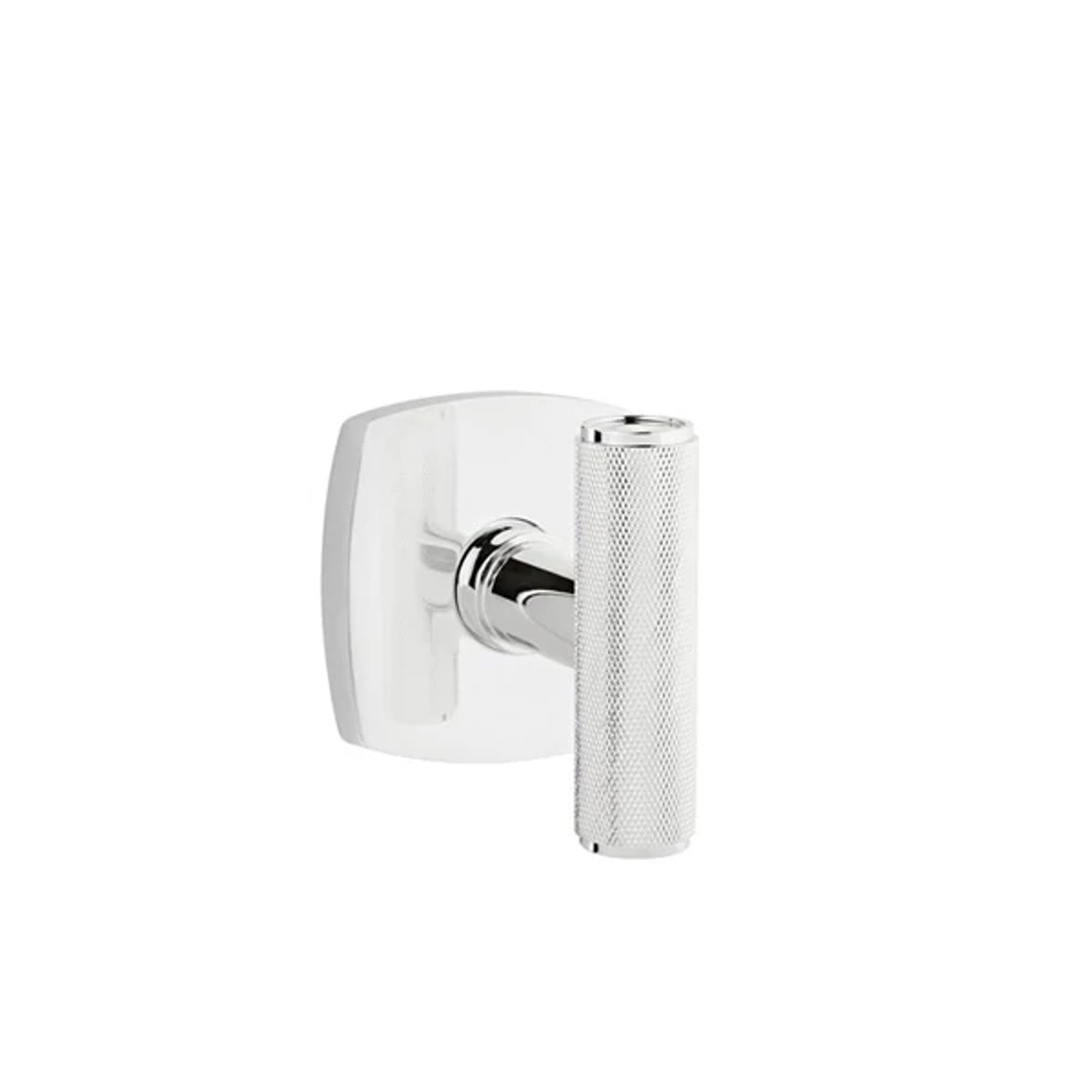 Emtek Ace Knurled Knob with Urban Modern Rosette in Polished Chrome