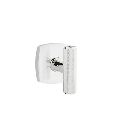 Emtek Ace Knurled Knob with Urban Modern Rosette in Polished Chrome
