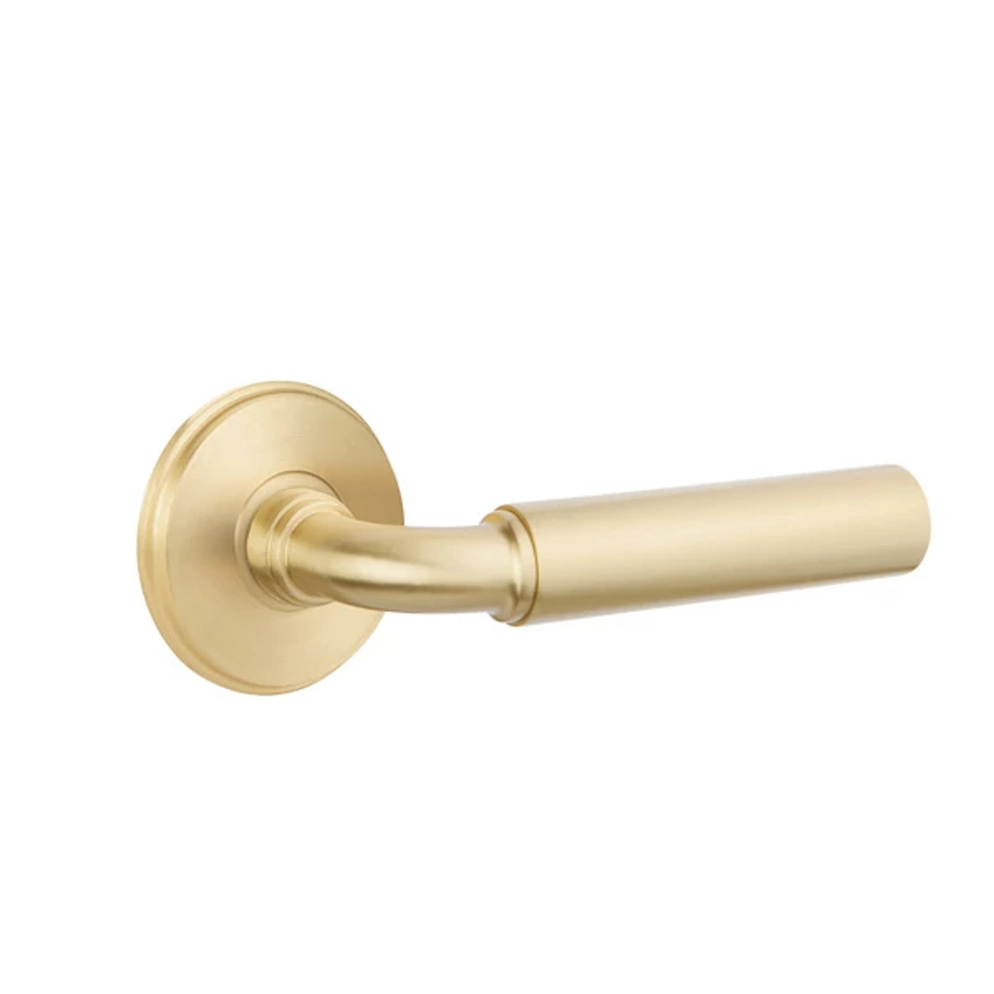 Emtek Manning Lever with Watford Rosette in Satin Brass