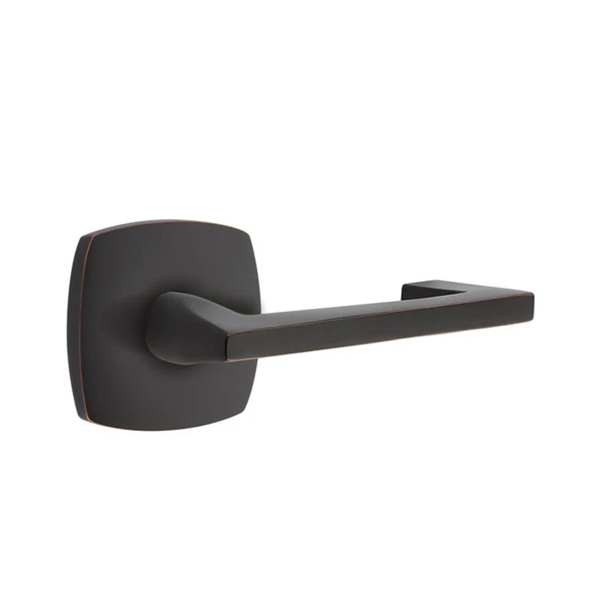 Emtek Argos Lever with Urban Modern Rosette in Oil Rubbed Bronze