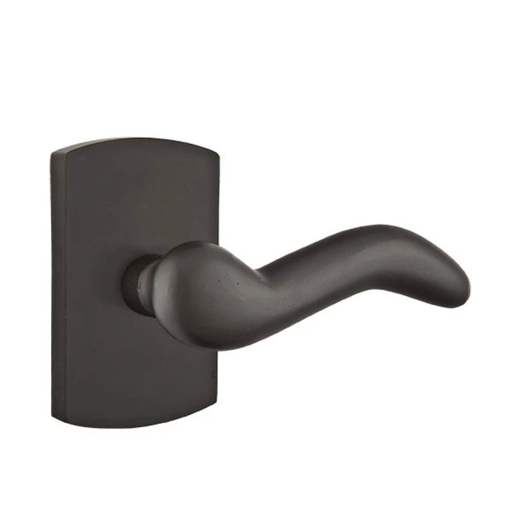 Emtek Cody Lever with #4 Rosette in Flat Black Bronze