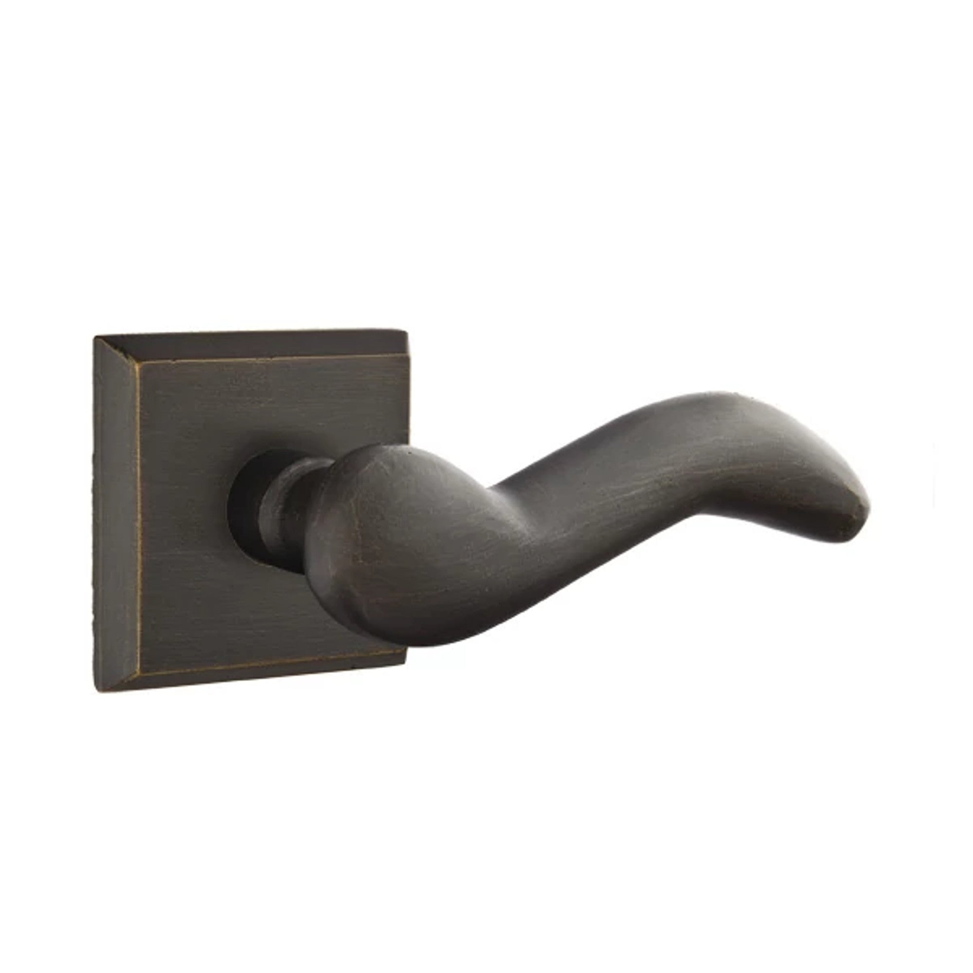 Emtek Cody Lever with #6 Rosette in Medium Bronze