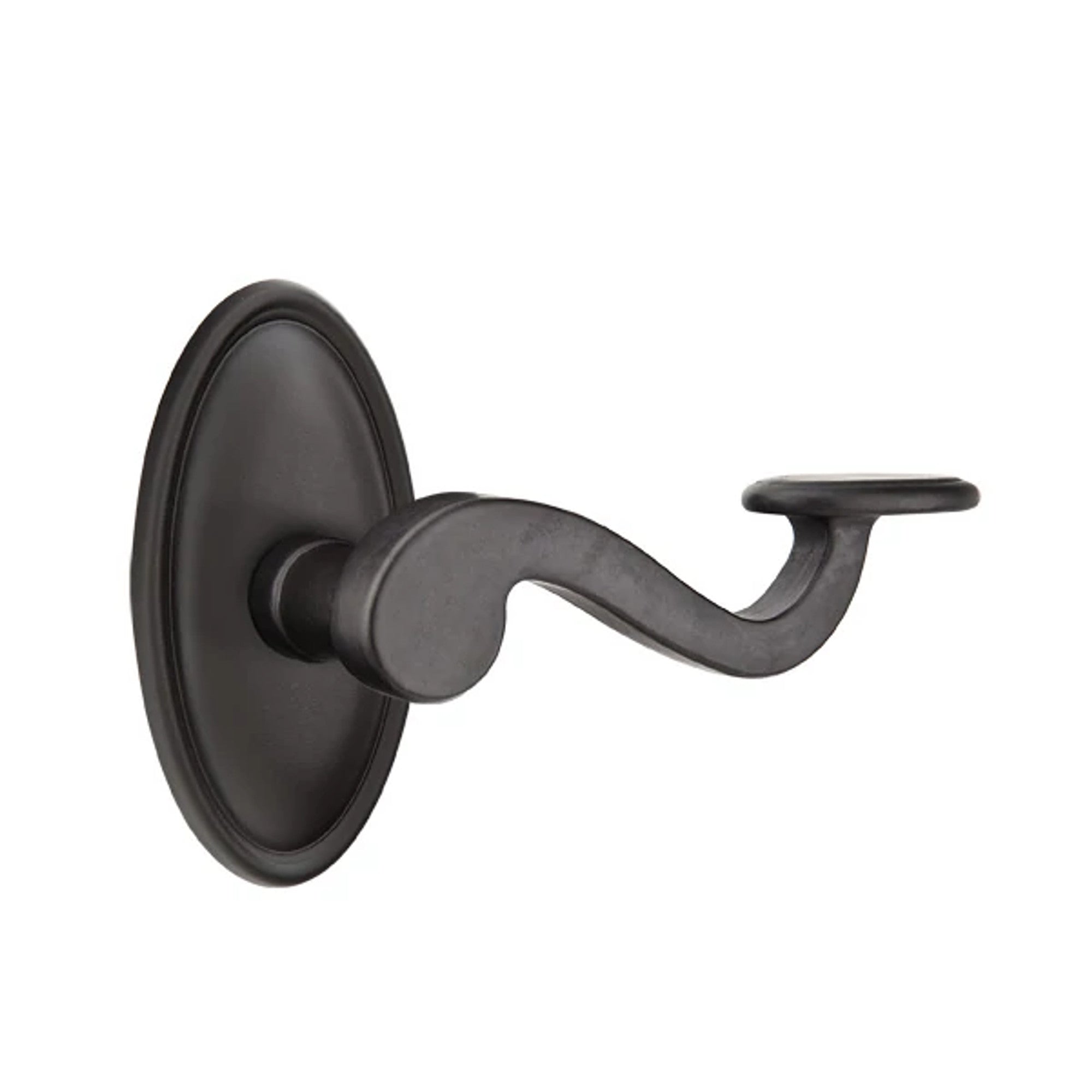 Emtek Padua Lever with #14 Rosette in Flat Black Bronze