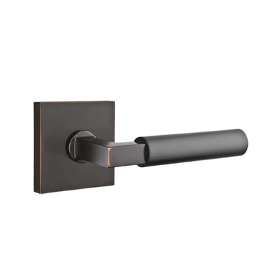 Emtek Hercules Lever with Square Rosette in Oil Rubbed Bronze