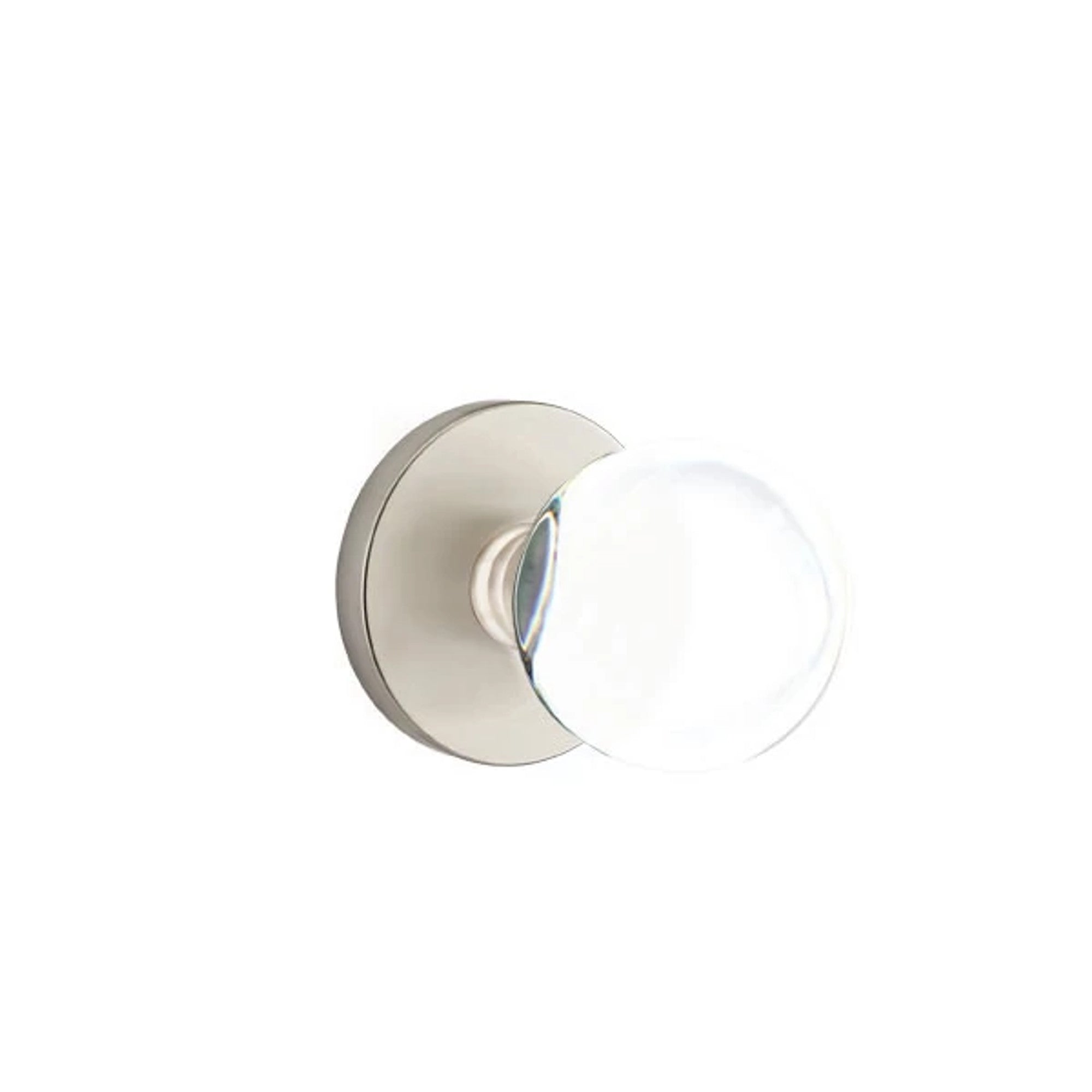 Emtek Bristol Knob with Disk Rosette in Satin Nickel