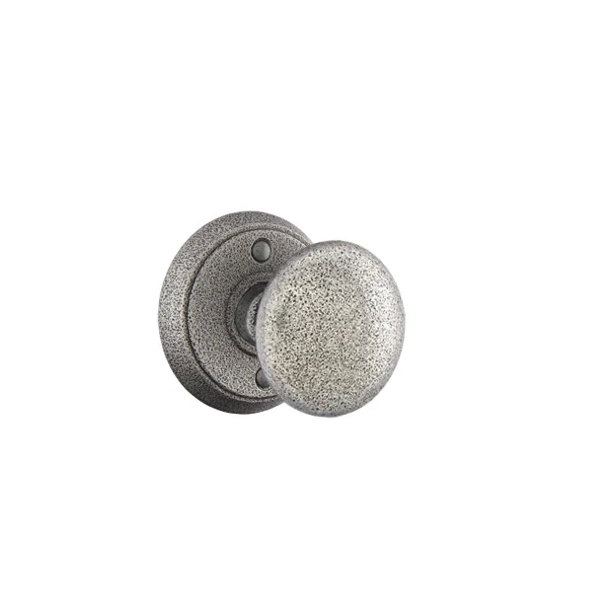 Emtek Jamestown Knob with #2 Rosette in Satin Steel