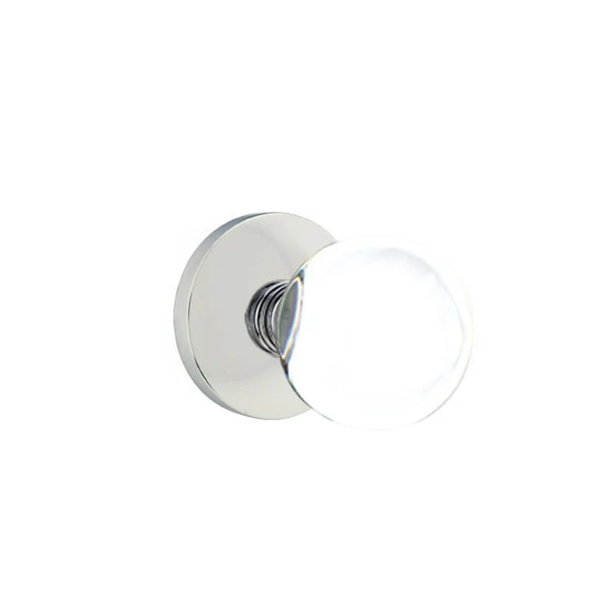 Emtek Bristol Knob with Disk Rosette in Polished Chrome