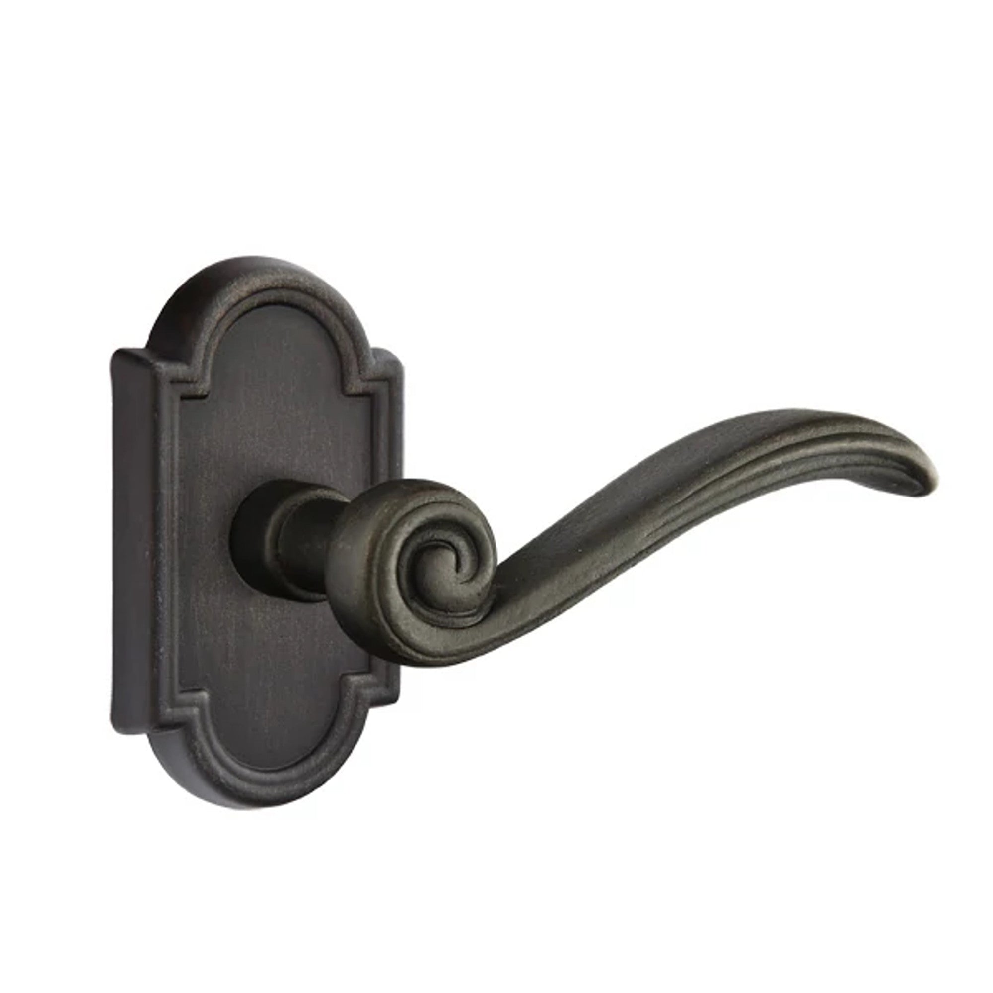 Emtek Medici Lever with #11 Rosette in Medium Bronze