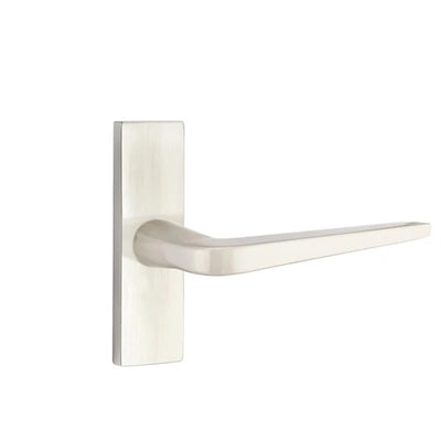 Emtek Athena Lever with Stretto 1-1/2" x 5" in Satin Nickel