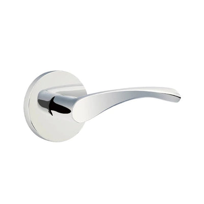 Emtek Triton Lever with Disk Rosette in Polished Chrome