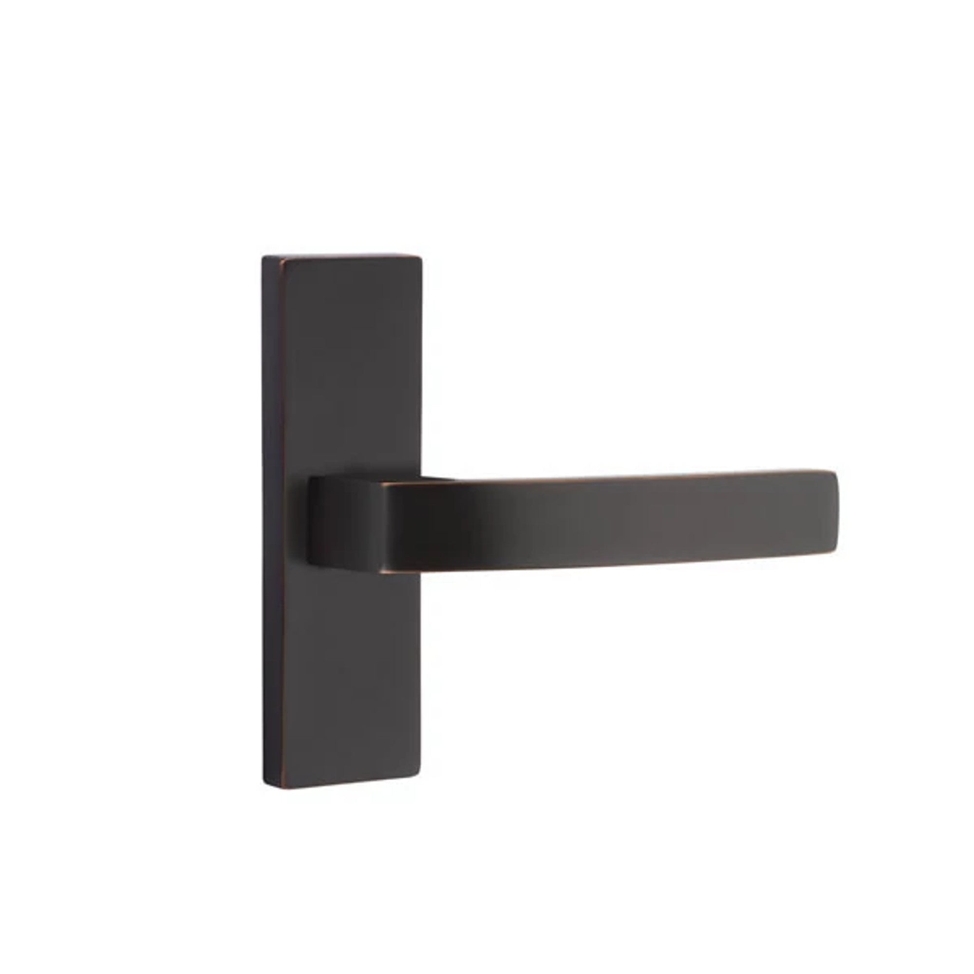 Emtek Breslin Lever with Stretto 1-1/2" x 5" in Oil Rubbed Bronze