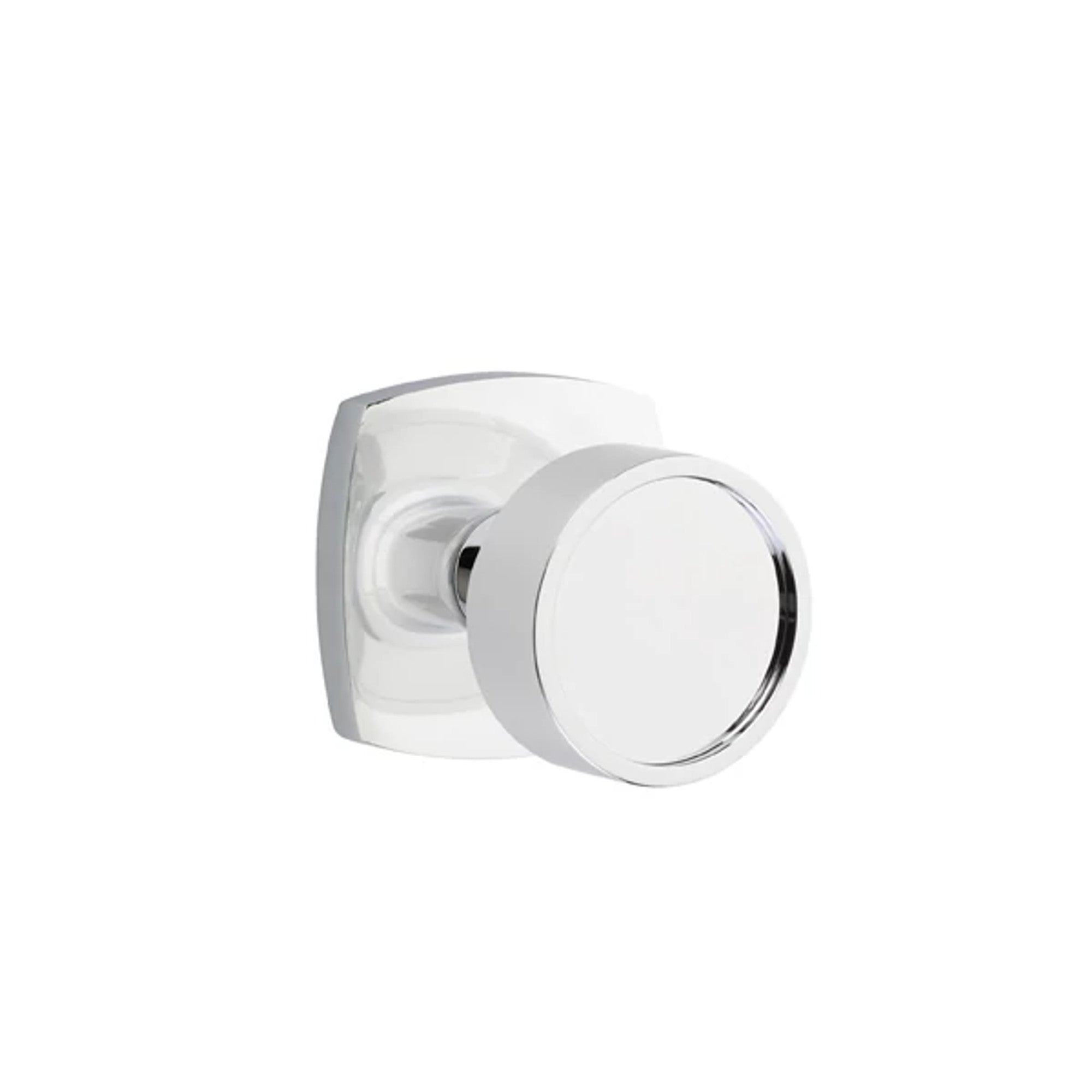 Emtek Verve Knob with Urban Modern Rosette in Polished Chrome