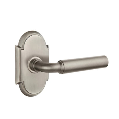 Emtek Manning Lever with #8 Rosette in Pewter