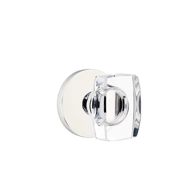Emtek Windsor Knob with Disk Rosette in Polished Chrome